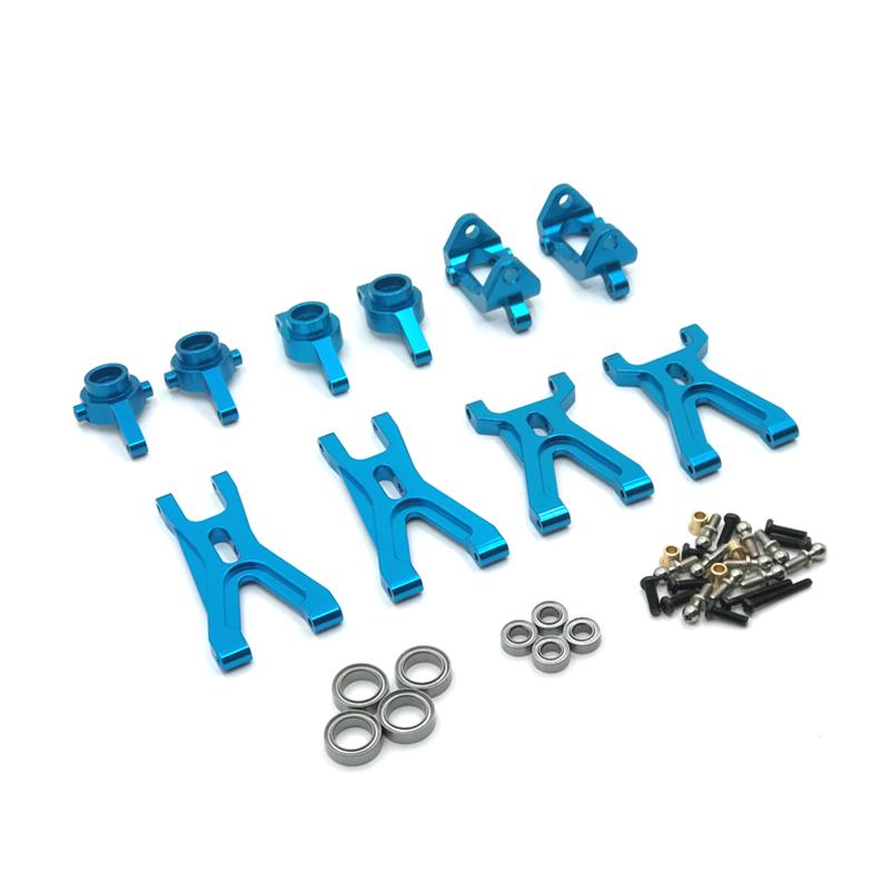 Metal Upgrade Swing Arm Steering Cup Bearing 7 Piece Set For WLtoys 1/18 A949 A959 A969 A979 K929 RC Car Parts