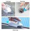 Integrated Crevice & Floor Gap Cleaning Brush for Bathroom & Toilets