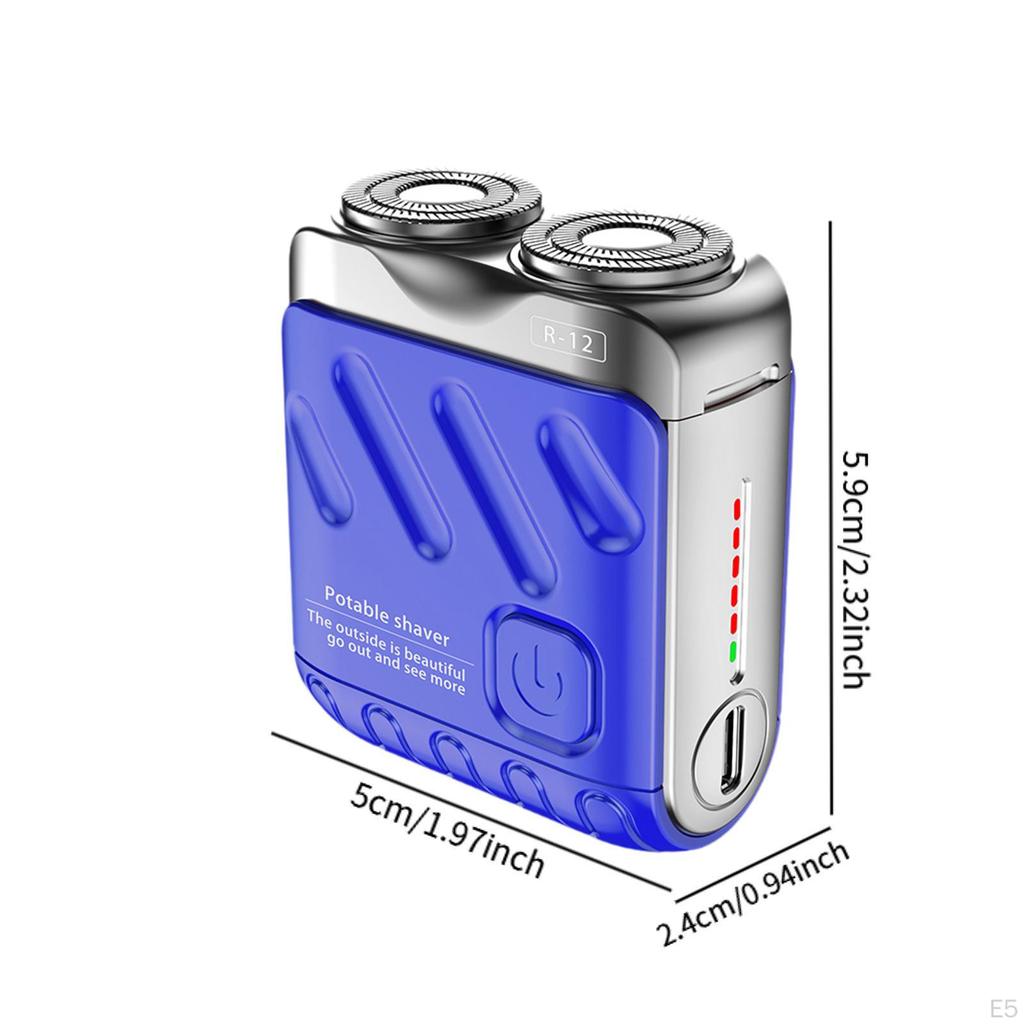 Mini Shaver Easy to Use Beard Razor for Traveling Outdoor Indoor Household