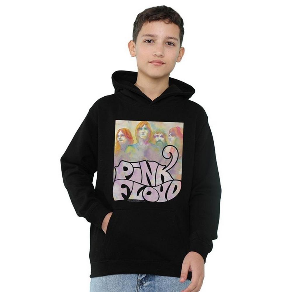 Pink Floyd Childrens/Kids Water Color Band Hoodie