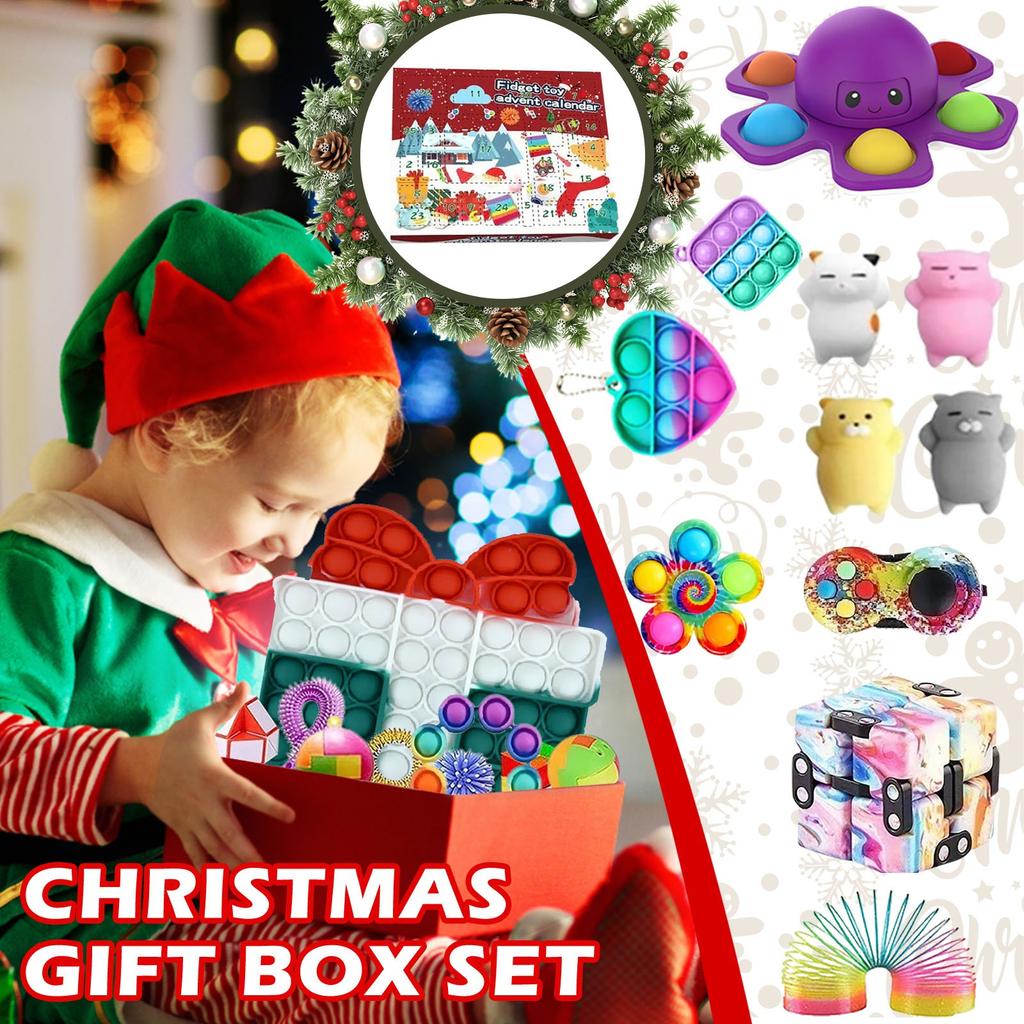 Christmas Silicone Sensory Decompression Tabletop Puzzle Decompression Toy