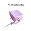 Silicone Macaron Zipper Coin and Cable Bag with Custom Logo In Various Styles