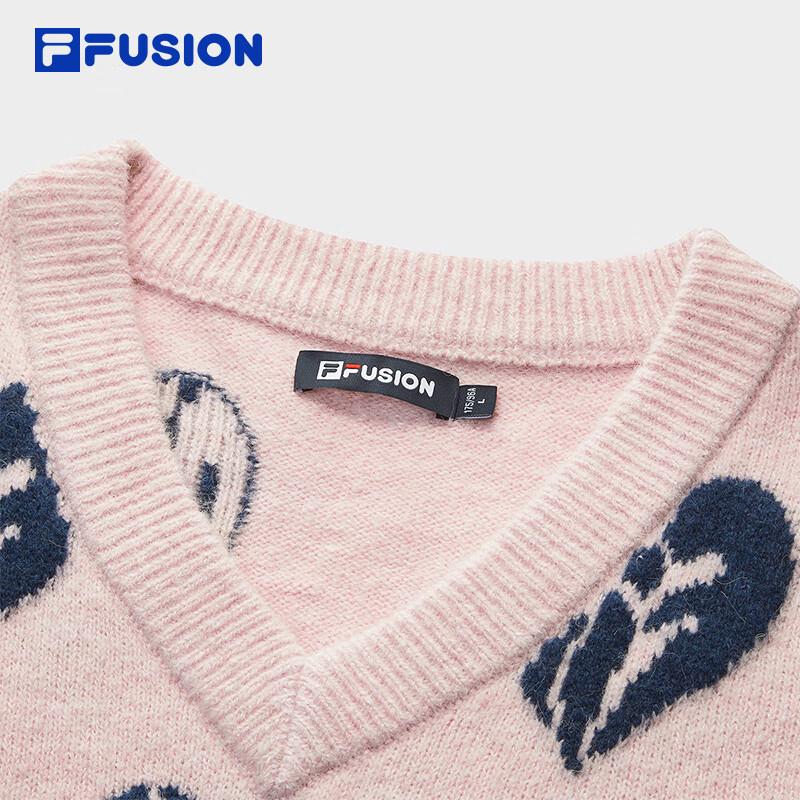 FILA FUSION Unisex Autumn 2025 Loose Knit Sweater Vest