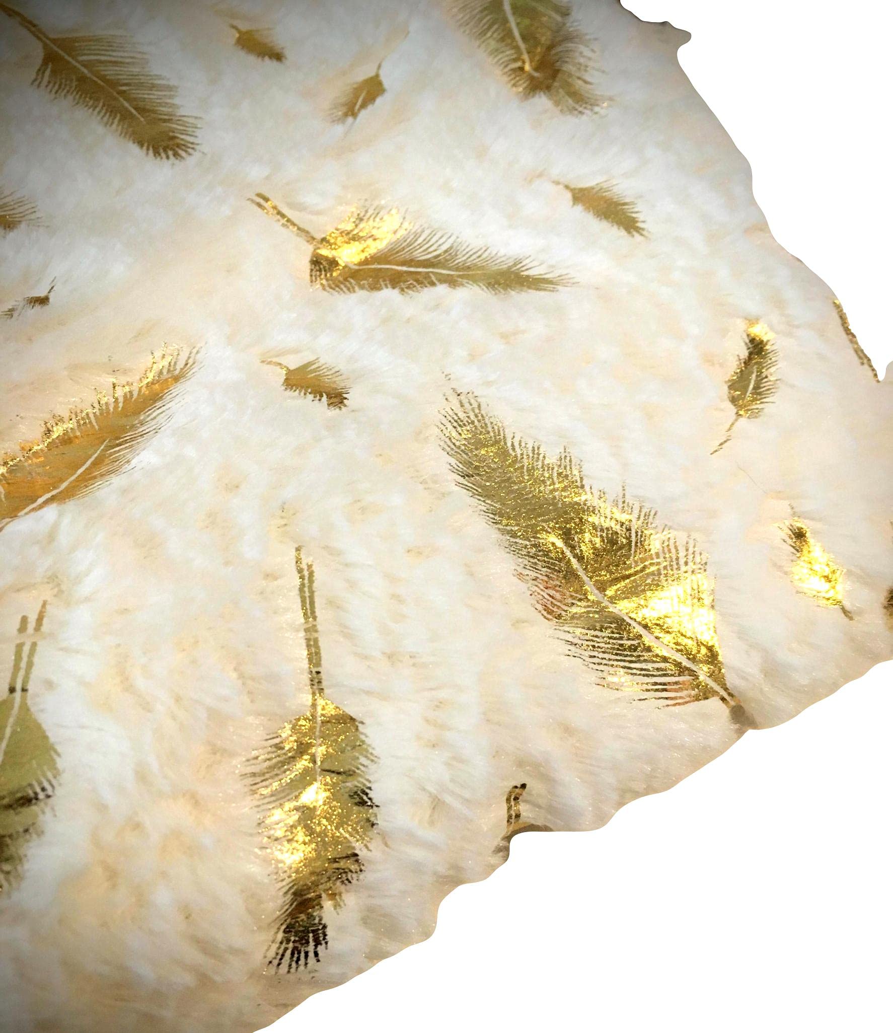 

faux fur feather denim fur scraps Feather-like fabric, pattern, scraps, fabric, handmade, DIY, remake, (white) белый