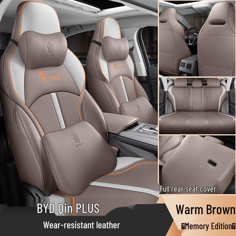 BYD Qin PLUS Dedicated Seat Cover: Four-Season Full Wrap DMi/EV Universal Cushion