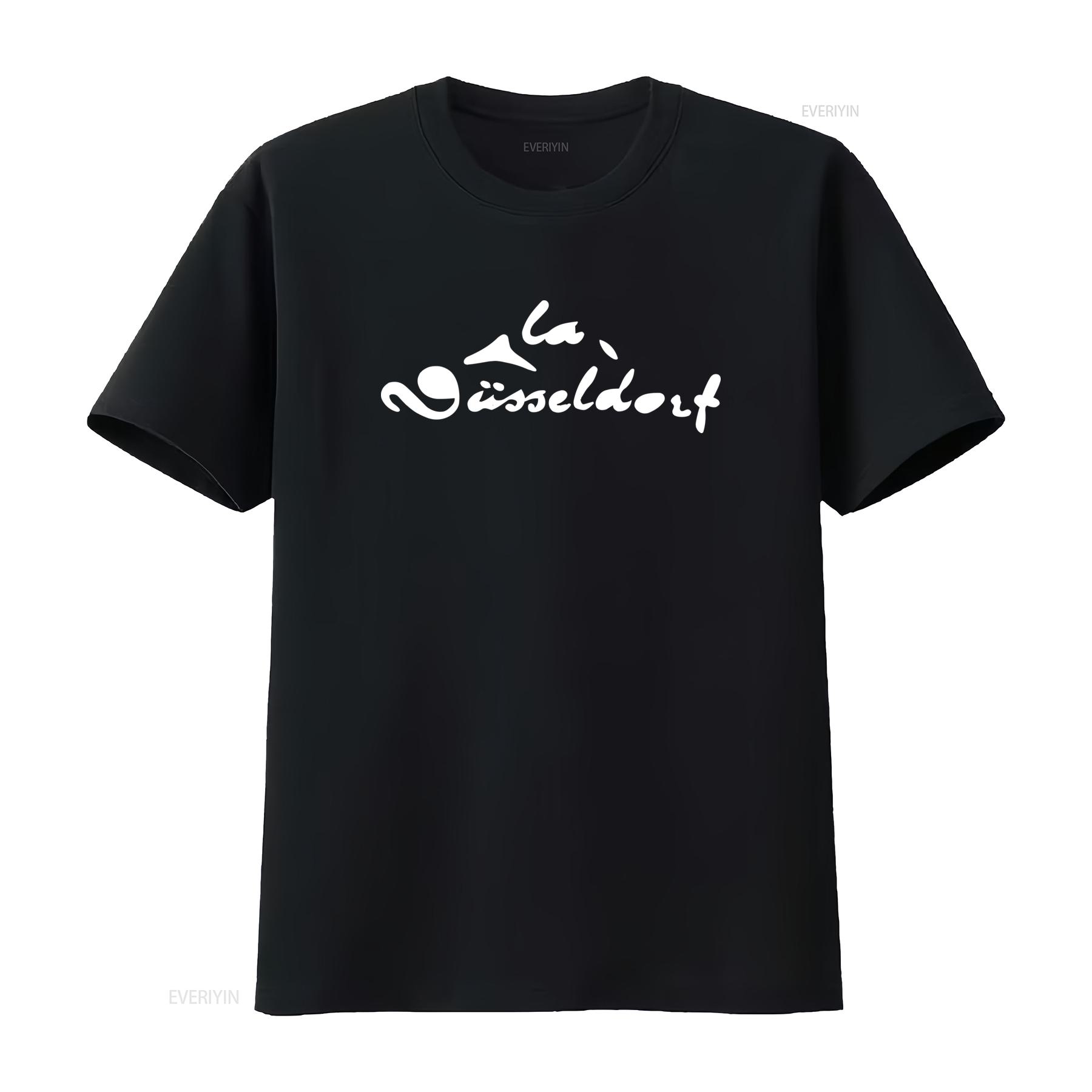 

La Dusseldorf Fashionable T Shirt for Men and Women Stylish Print Design vintage Washed Unisex graphic Comfortable 4XL