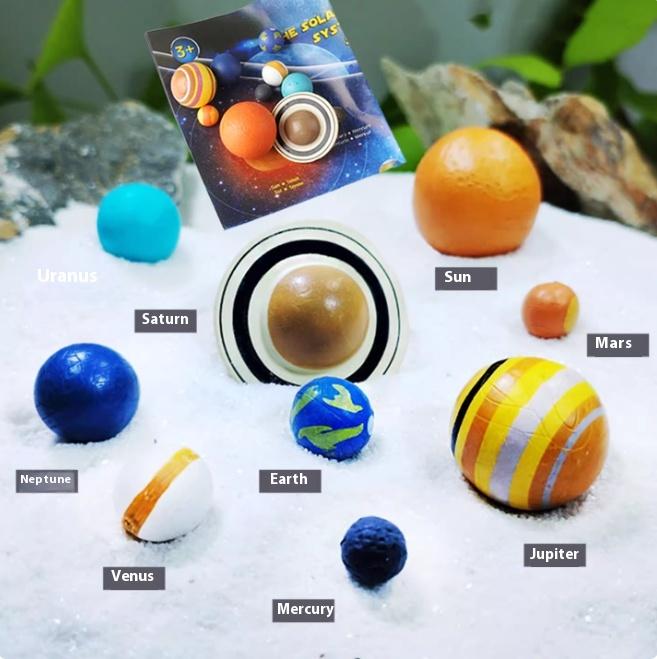 Star Models Modely osmi planet sluneční soustavy Vesmírné planetární ozdoby Devět planet Vesmírné hračky Dětská raná výchova