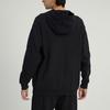 Adidas Neo Solid Color Logo Embroidered Knit Hoodie Unisex Hoodie Black IA6894