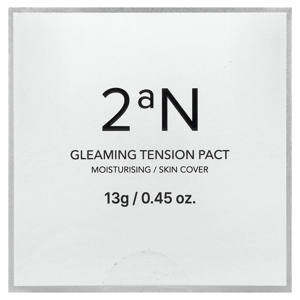 2aN Gleamin' Tension Pact, 23 Natural Beige, 13g (0.45oz)