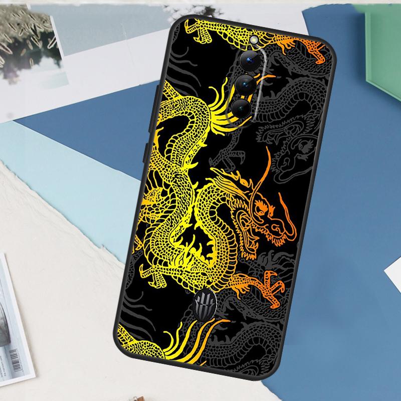 DRAGON TATTOO JAPANESE Case For ZTE Nubia Red Magic 8S 9S 10S 10 9 8 11 Pro Plus 6 7 6S 7S Pro 5G 6R 10 Air Cover