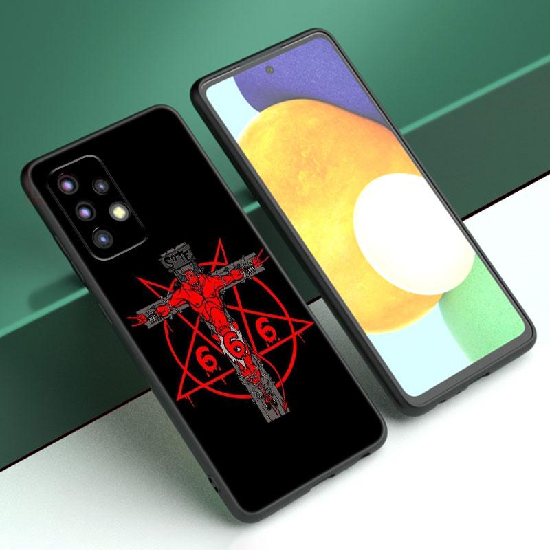 Démonický Satanský Strašidelný Lebkový Kryt Pro Samsung A21 A30 A50 A52 S A13 A14 A22 A23 A32 A53 A73 5G A11 A12 A31 A33 A51 A70 A71 A72