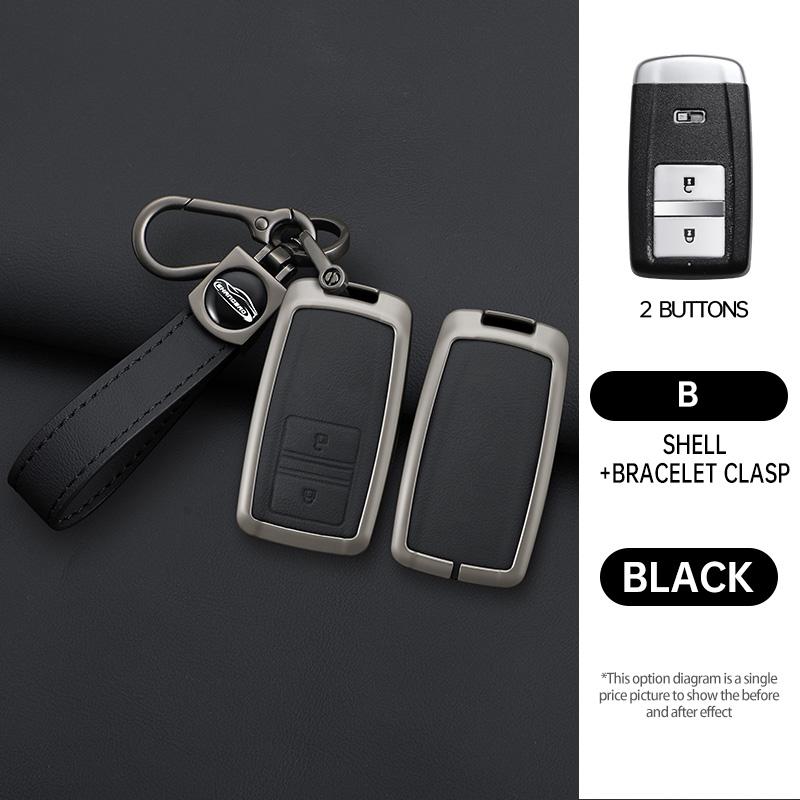 Genuine Leather Auto Key Fob Case Intelligent Smart Fobs Housing Cover Automotive Auto Accessories Fit For Acura Ilx Rlx Tlx Rdx Mdx