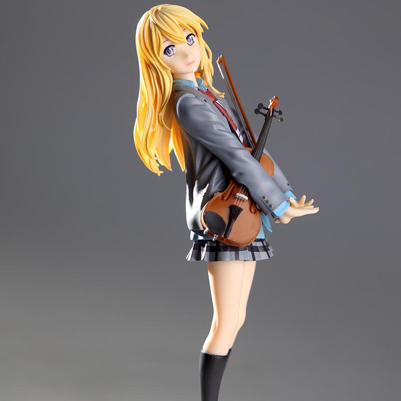 Anime Miyazono Kaori Figure Your Lie In April School Uniform Jk Dress Up Model Toy Gift Action Figure Collection Ornament Pvc