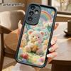 Phone Case: 2D Flat, Suitable for Samsung Galaxy A34 A35 M05 M06 S20 S22 S21 FE Plus 5G Protective Case, Little Bear Picnic, Perfect Christmas and Hal