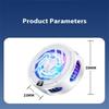 1 Set Magnetic Game Cooler Mobile Phone Semiconductor Cooling Fan Radiator 3 Gear Adjustable Cool Heat Sink For Phone Android
