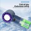 Portable Handheld Turbo Fan 1-100 Wind Speeds Adjustable Mini Refrigeration Fan High Speed Ice Compress Air Cooling Turbo Fans