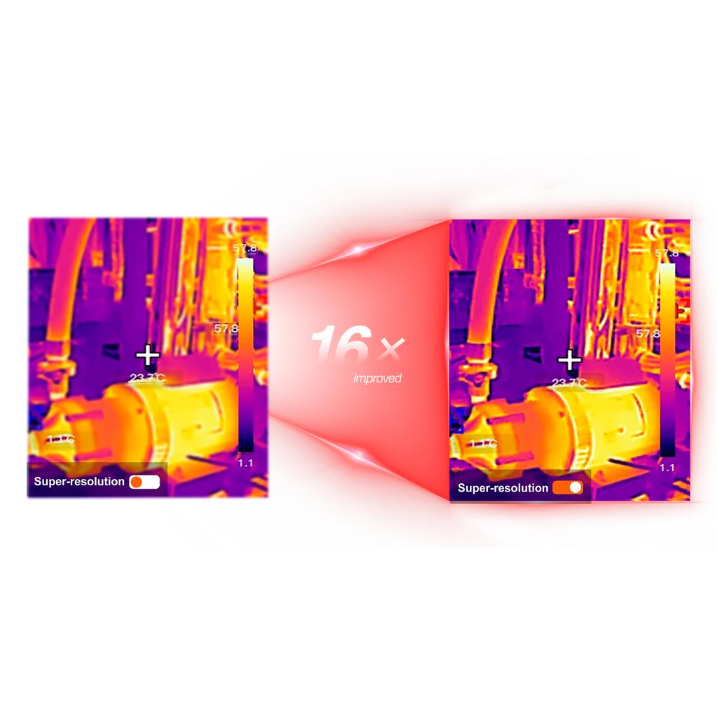 Thermal imaging camera UTi716S 160x120px Uni-T 2.4"" THT 320x240 -20°C to 550°C