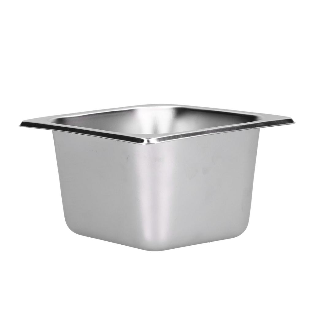Stainless Steel Basin Food Bowl Buffet Basin Insulation Counter Basin for Home Canteen Meal Hotels