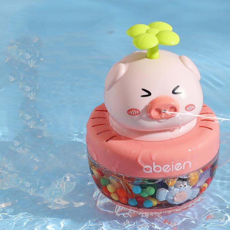 

Детские Игрушки для Купания и Плавания Мультяшные Игрушки для Воды в Ванной Игры розовый