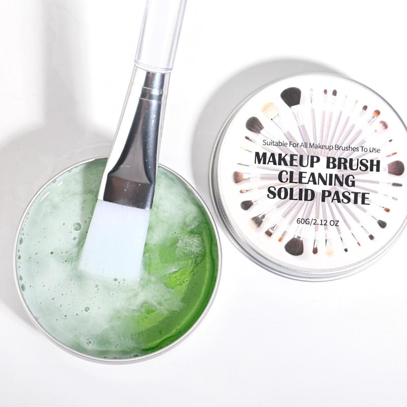 60G Pincel de Maquiagem Esponja de Beleza Sabonete de Limpeza Barra de Limpeza Multi-Espuma Para Esponjas de Pó, Sabonete Limpador Removedor de Maquiagem