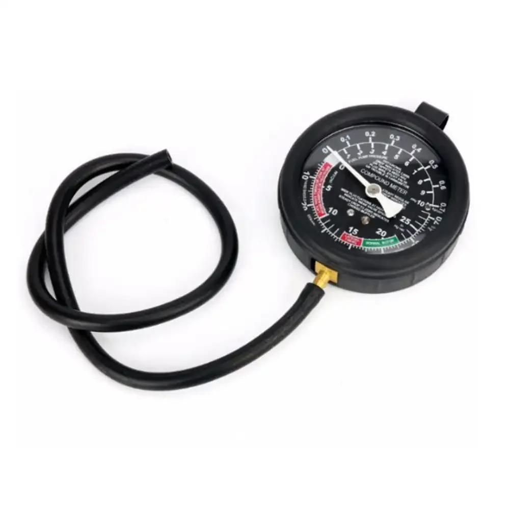 Engine Vacuum Pressure Tester Car Engine Vacuum Fuel Pump&Vacuum Tester Gauge Carburetor Pressure Diagnostics Leakage Tester
