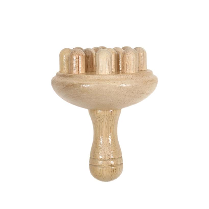 Creative Wood Therapy Mushroom Gua Sha Massage Tool Manual Anti Cellulite Body Muscle Sculpting Tools