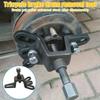 Outil Extracteur de Tambour de Frein Universel 4 Trous Extracteur de Moyeu de Roue Outil de Réparation Portatif pour Accessoires de Moto pour Tricycle Moto