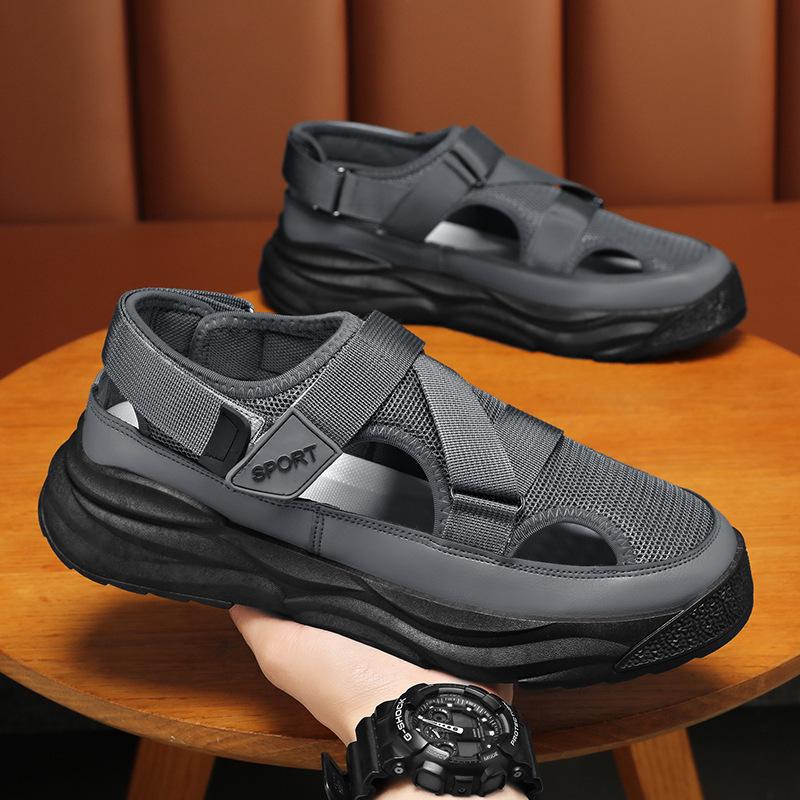 Herren Atmungsaktive Sommer-Sneaker mit geschlossener Zehe & Strandsandalen