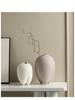 BSH Minimalist Big Belly Glazed Ceramic Vase for Home Decor
