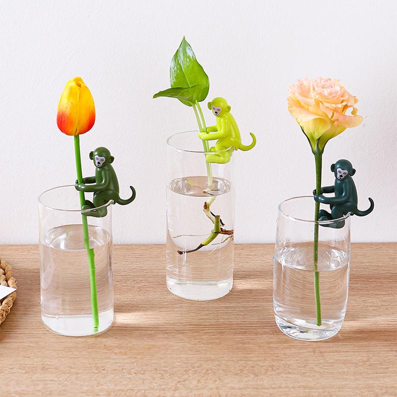 

3 шт. Милые подставки для растений Пластиковые колышки для поддержки растений Тепличное размещение Фиксирующие стержни Комнатное растение с цветком Лиана Вьющаяся опора