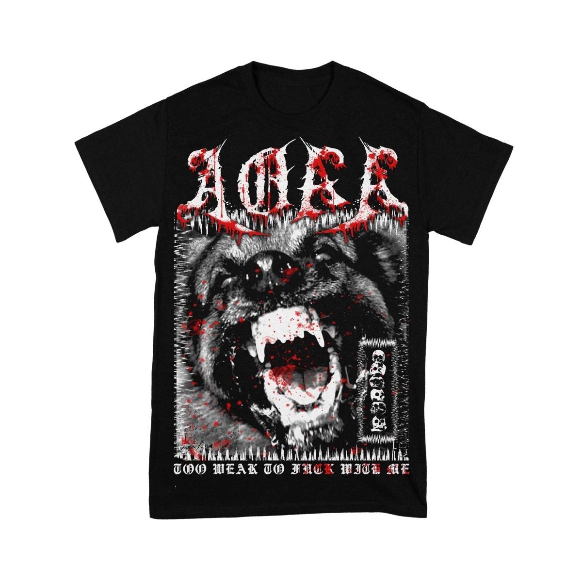 Band Trendy Street Rock Rock American Retro Niche High Street Shortsleeved Mens Pure Cotton Directprint Tshirt M