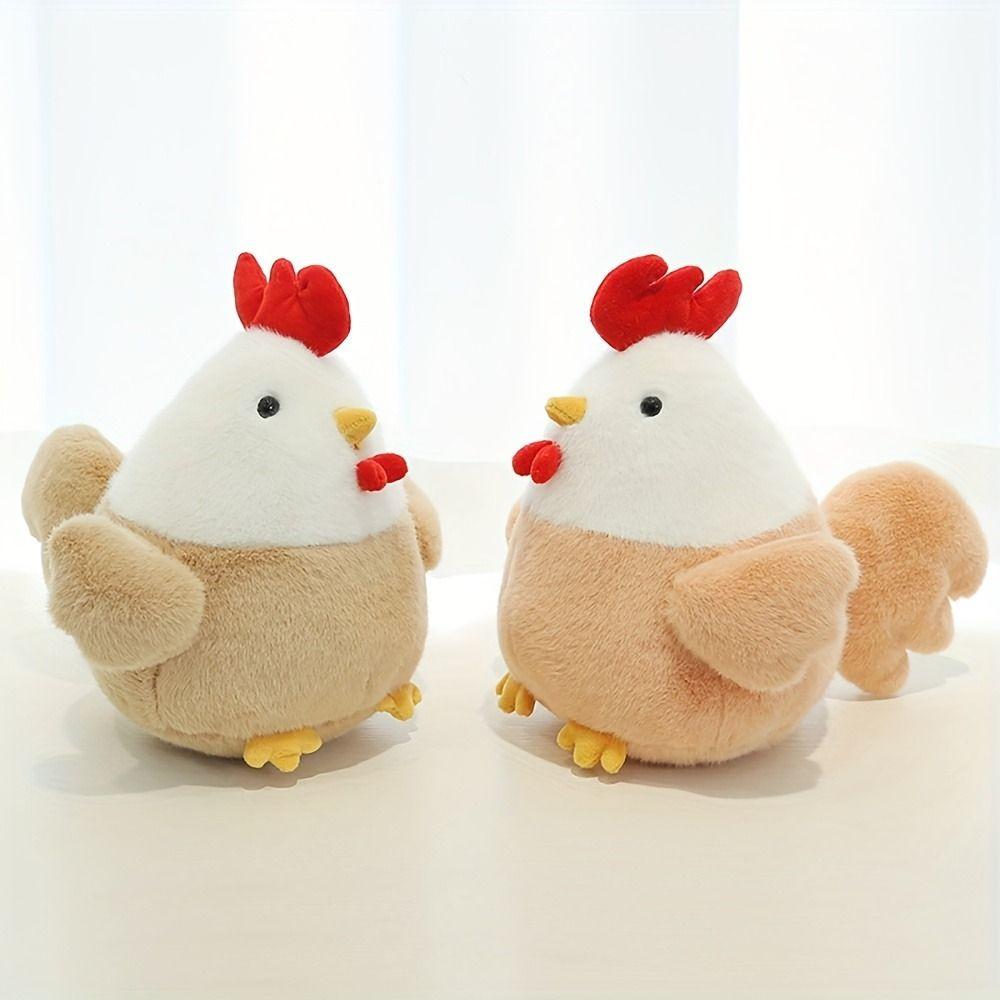 Chicken Shape Stuffed Animal Toys 8inch Body Pillow New Plush Toy  Home Decoration