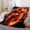 1pc Flash Lightning Flannel Throw Blanket - HD Printed Lightweight Soft Warm All-Season Blanket for Sofa, Bed, Travel, Camping 119