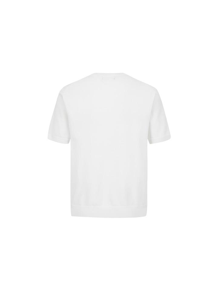 AND Z Men'S) Plain Round Neck Knit_Bzf2Er1101Wt