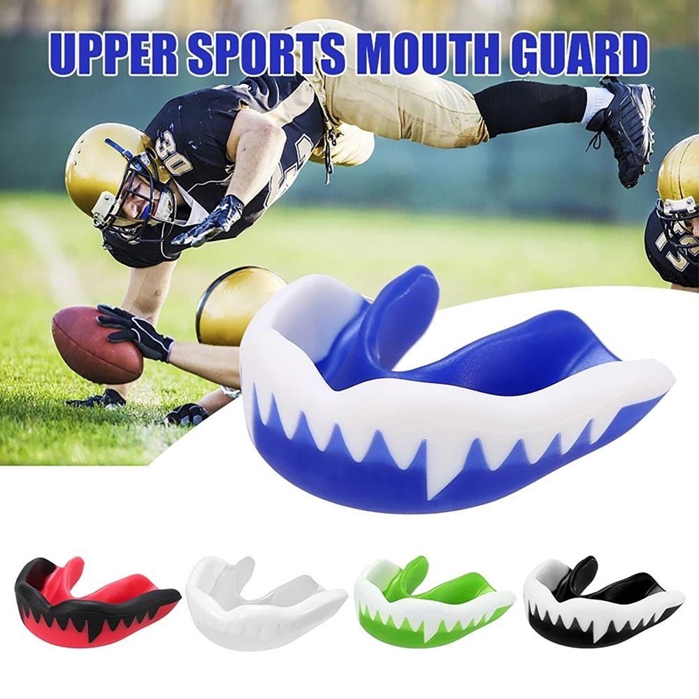 Durable Safety Mouth Guard EVA Color Contrast Mouthguard Tooth Brace Gym Fitness 3
