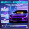 Smart Rgb Full Color Flexible Led Screen Bluetooth App Control Car Rear Window Advertising Rolling Display
