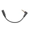 3.5mm Auditory Extension Cord with 90 Degree Right Angled Plug for External Microphone Use Adapter Cord