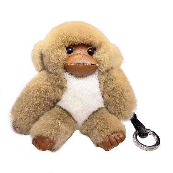 

Кукла Обезьяна Плюшевая Игрушка Мягкая Нежная Трехмерная Счастливая Кукла Обезьяна с Длинными Руками Подвеска для Машины коричневый