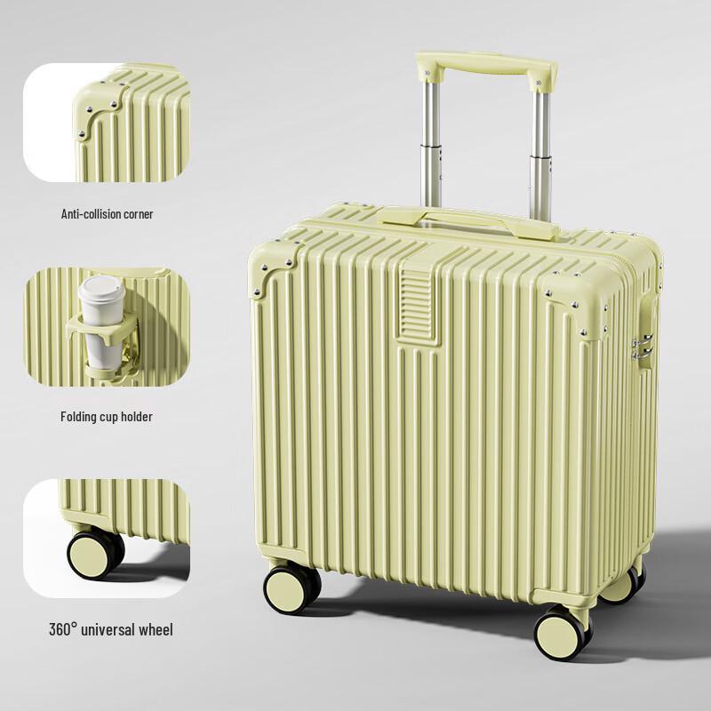 Mingwang Yizu Vintage Carry-on Luggage 18 inch