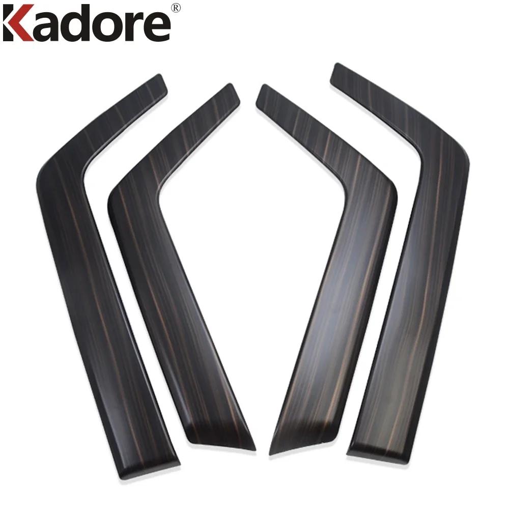 For Toyota RAV4 RAV 4 2024 Wood Grain Car Inner Door Armrest Panel Cover Trim Interior Accessories