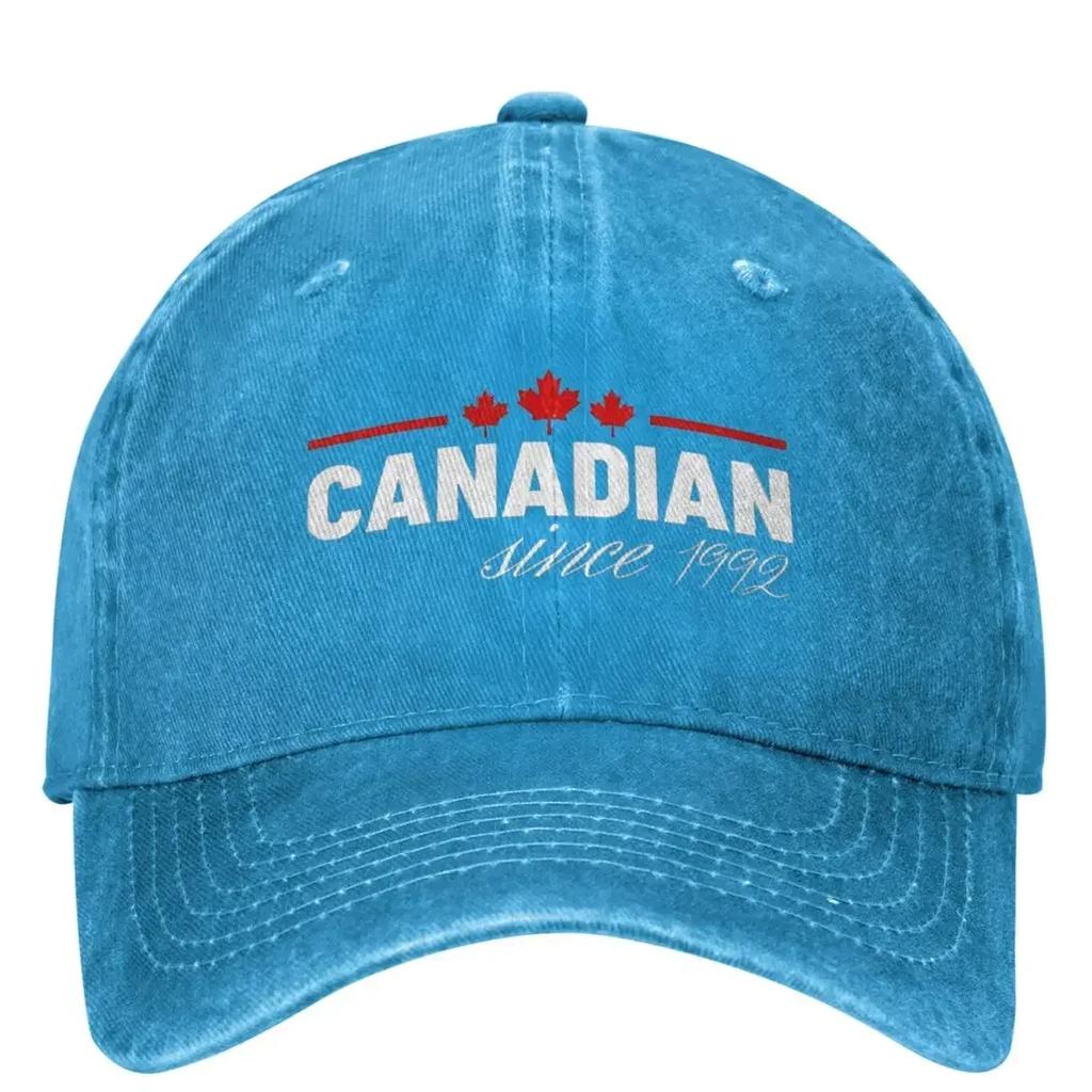 Canadian Since  Baseball Cap Canada Flag Couple Women Sunshade Trucker Hat Summer Fashion Tennis Skate Snapback Cap