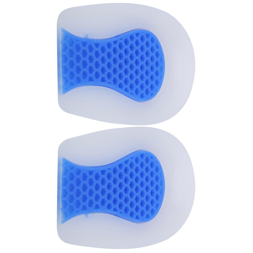 Cellular Silicone Heelpiece Heel Pad Damping Heighten Insole Pain Relieve Mat LinerL