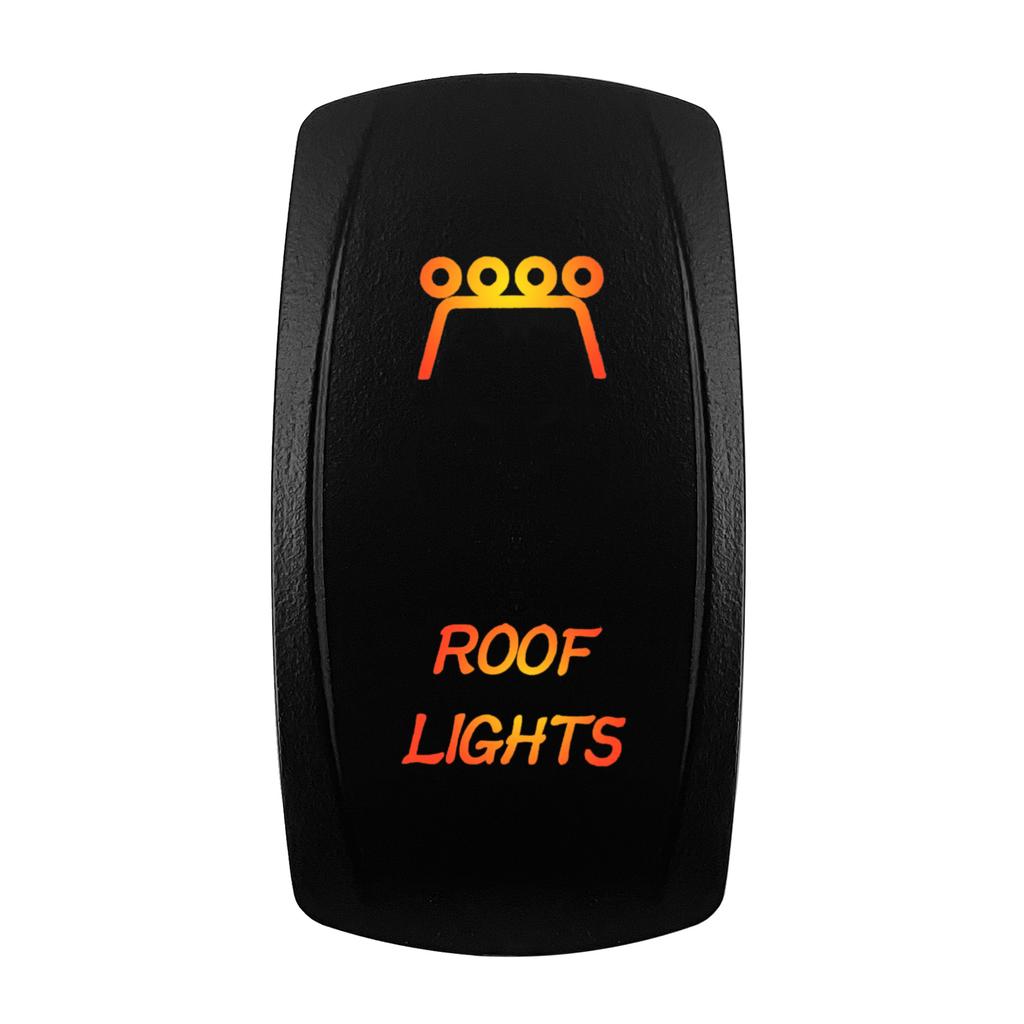 12V-24V Orange Led Rocker Switch Waterproof 20A Amber Light SPST DPDT Toggle Key for Car Boat ATV Camper Motorhome Auto Machine Switches4