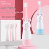 Children's Sonic Electric Toothbrush with Soft Bristles - Cartoon Design, Waterproof, Smart Features