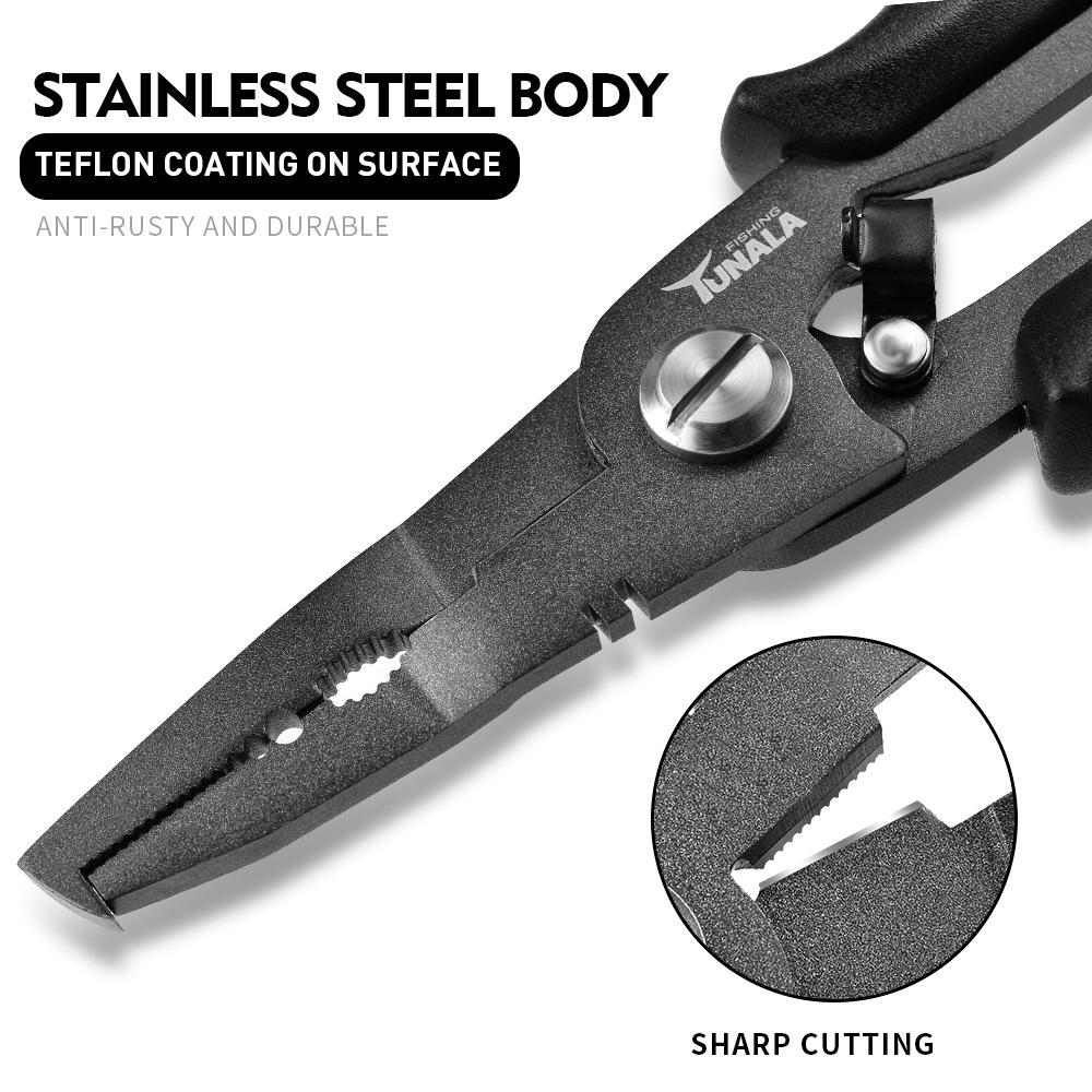 2024 Přenosné multifunkční rybářské kleště 19cm Odstraňovač háčků Nerezová ocel Rybářské náčiní Plovákový ovladač Rybářské potřeby