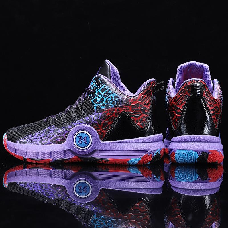 Erkek Profesyonel Basketbol Ayakkabıları Çocuk Erkek Yastıklama Hafif Basketbol Ayakkabıları Kadın File Nefes Alabilir Açık Hava Spor Ayakkabıları