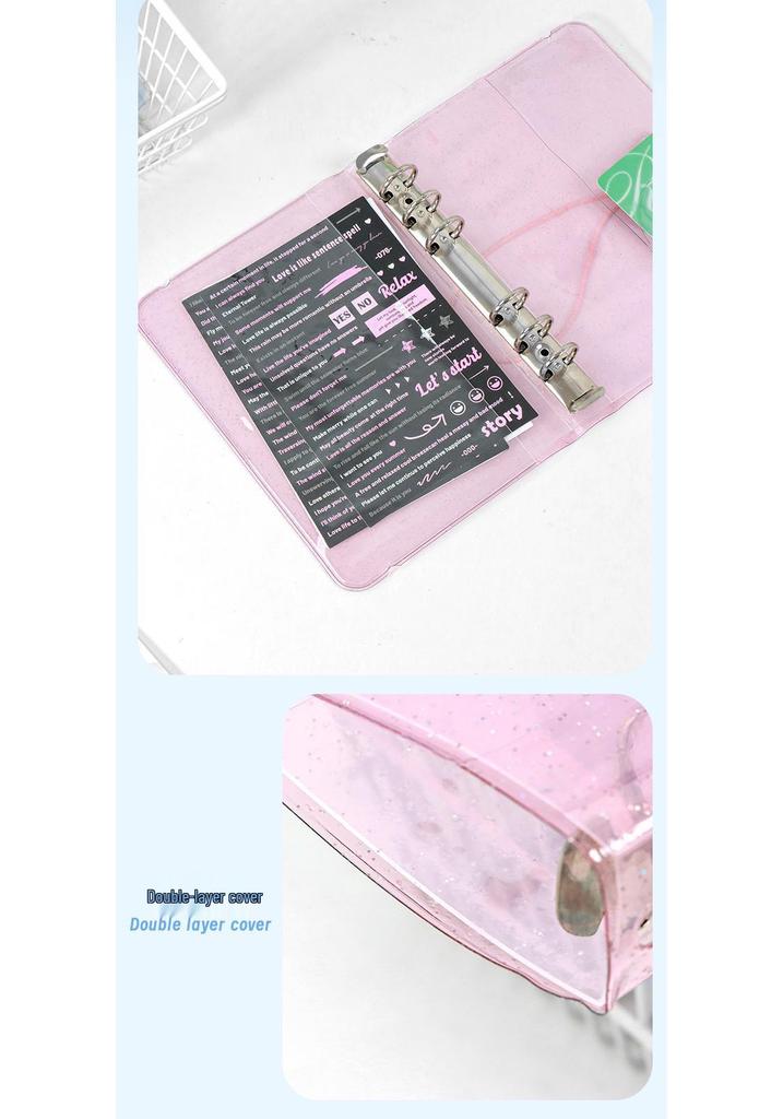 A6 Color Loose-Leaf Binder Notebook - Student Diary & Simple Planner