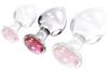 Plug Bijou En Verre Diamond Glassy M 7.5 X 3.4cm - Generique - Bijoux Anal