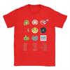 Vintage Djo Apple TShirt for Unisex Crewneck Cotton T Shirts Short Sleeve Tee Shirt Classic Clothing