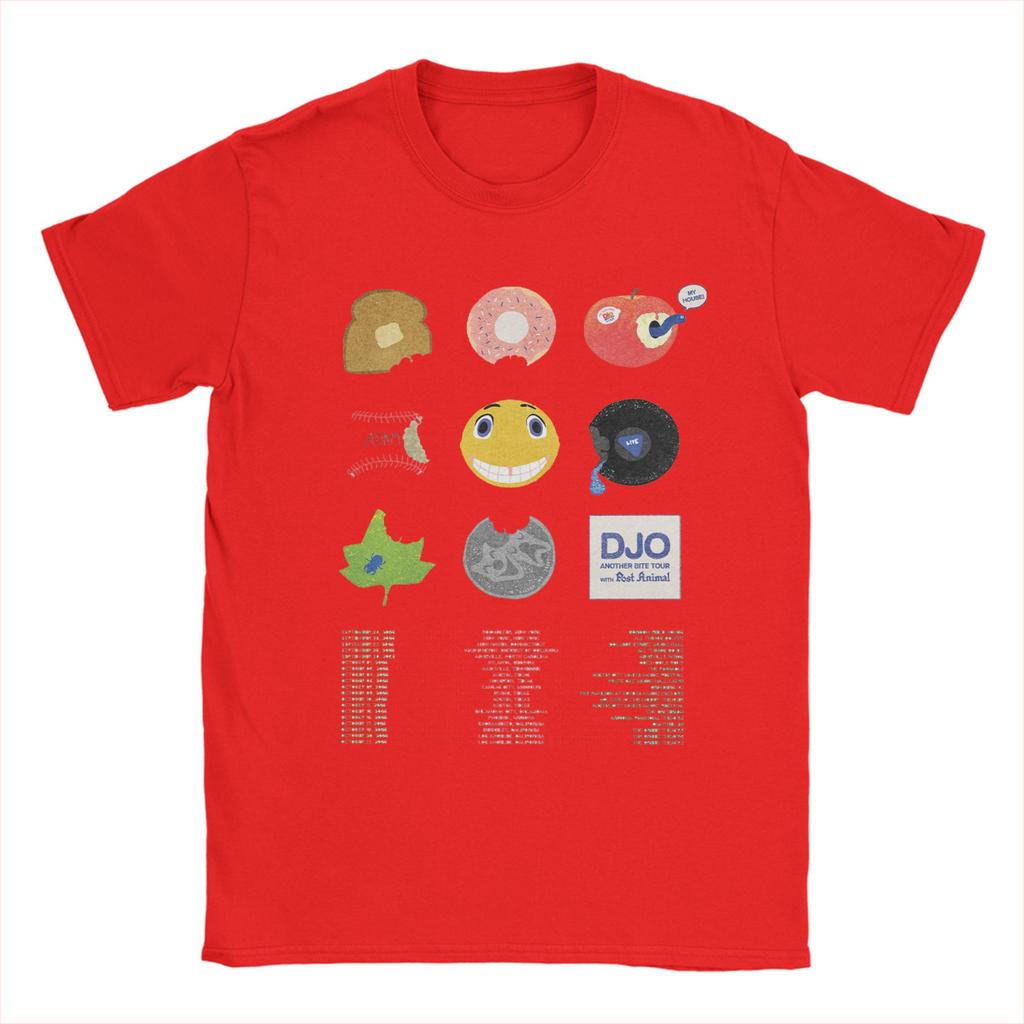 Vintage Djo Apple TShirt for Unisex Crewneck Cotton T Shirts Short Sleeve Tee Shirt Classic Clothing